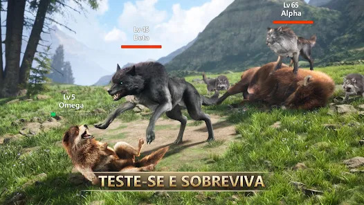 wolf game wild animal wars dinheiro infinito